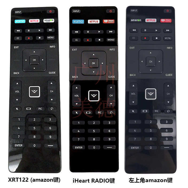 XRT122 iHeart RADIO/Yunfeng เหมาะสําหรับรีโมทคอนโทรลทีวี VIZIO Ruixuan