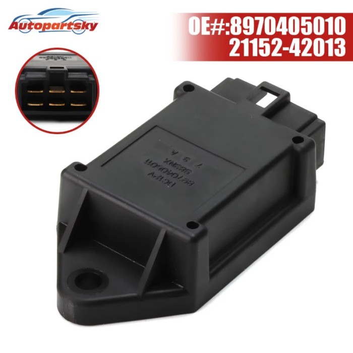 Engine Glow Plug Time Relay For Excavator Ex35u Ex27u Ex50u For Isuzu C240 For Kubota D902 D1005 V1