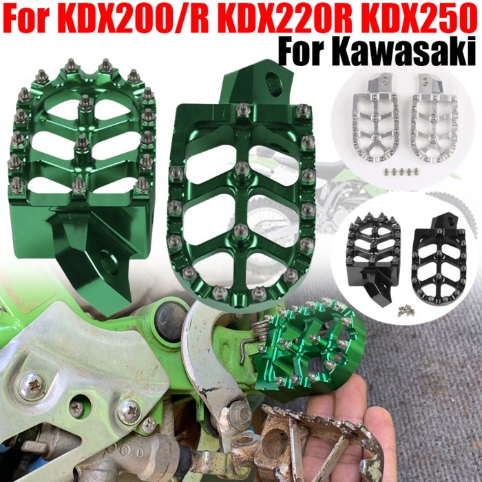 Footrest Footpegs Foot Pegs Pedal Rest For Kawasaki KDX200 KDX200R KDX220R KDX 200 R 200R 220 220R