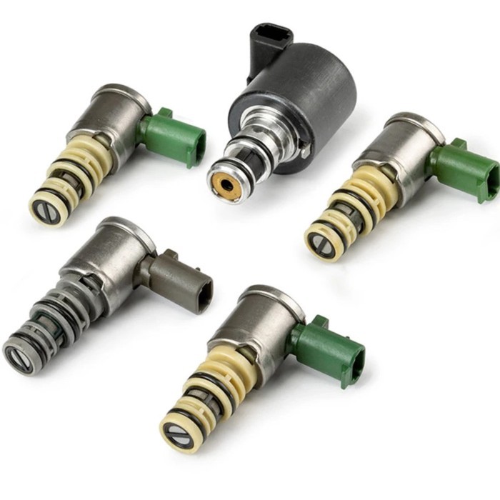 5PCS Refurbished Transmission Shift TCC EPC Solenoid Set 5L40-E For BMW For GM 5L40E Renovation of