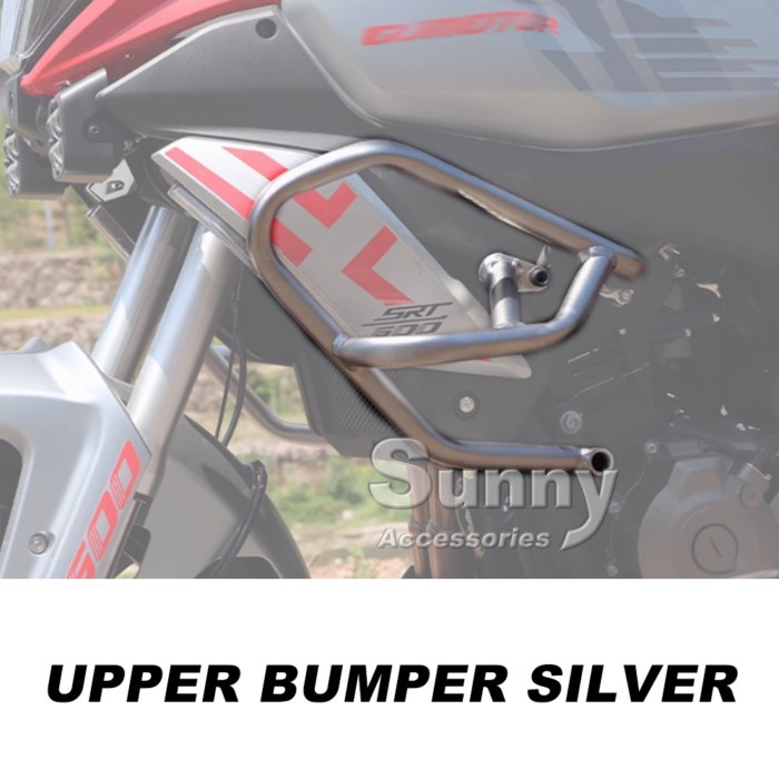 QJMOTOR Motorcycle Bumper High Strength Upper and Lower Protection Bar For QJMOTOR SRT600 SRT 600 M