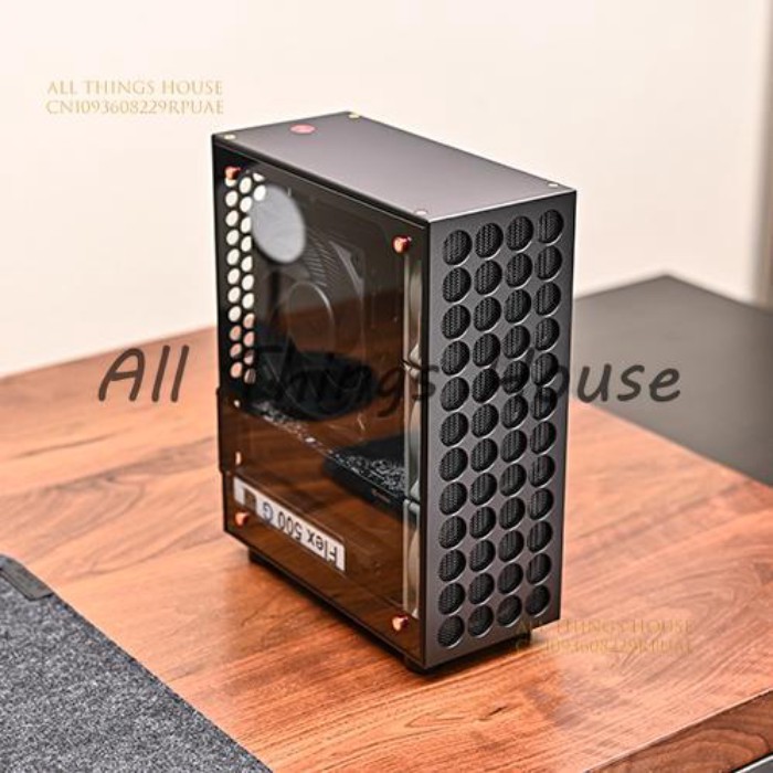 V9 Captain All-aluminum  Small Chassis Supports Double-slot Half-height PCI