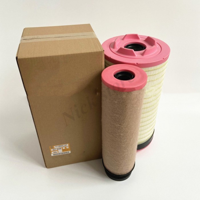 Air Filter 457-8206 447-0761 520-6407 C23800 SA17463 SA17390 For CAT 320D2/323D2 Excavator Air Filt