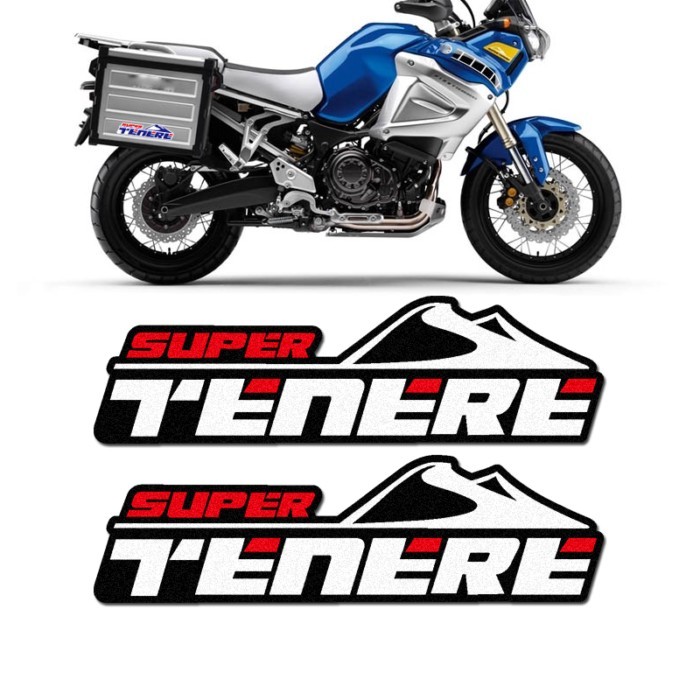 For YAMAHA 1200 TENERE 700 1200XT 1200Z XT700Z Terene Adv Side Box Case Sticker Set Reflective Deca