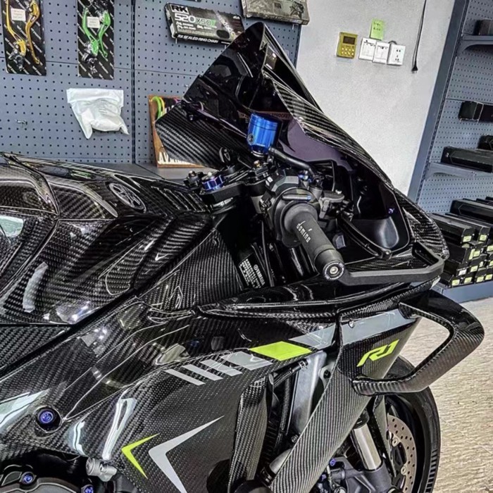 YZF-R1 For YAMAHA R1 R1M 2015-2022 YZF-R6 2017-2022 Motorcycle Winglets Aerodynamics Side Fixed Win