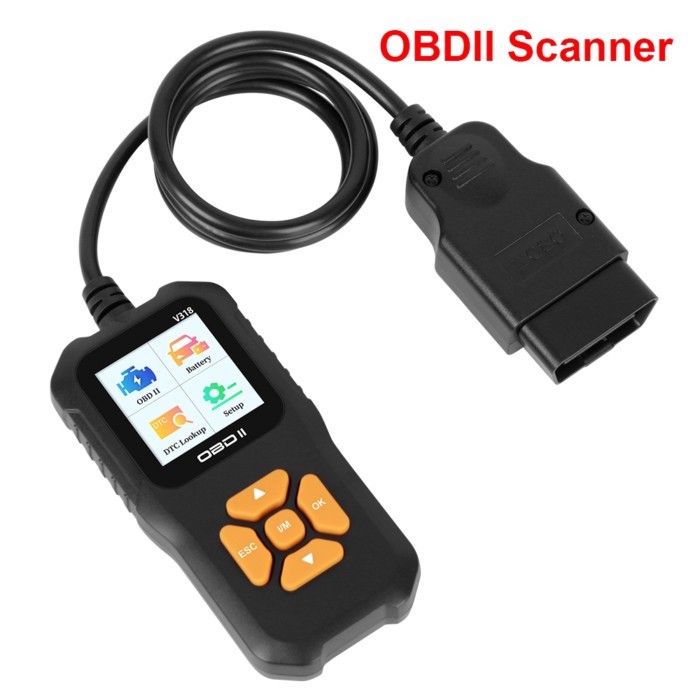 Battery Tester Code Reader V318 Read Vehicle Information OBD2 Scanner Multi-language Check Engine S