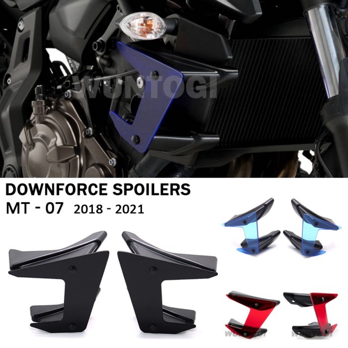 For Yamaha MT-07 MT07 MT 07 2018 - 2021 New Motorcycle Accessories Side Downforce Spoilers Winglet
