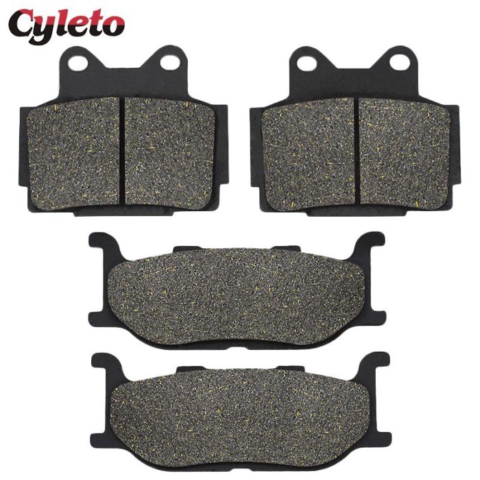 Cyleto Motorcycle Front and Rear Brake Pads for Yamaha XJ600 XJ600N XJ600S Diversion XJ 600 N S 199