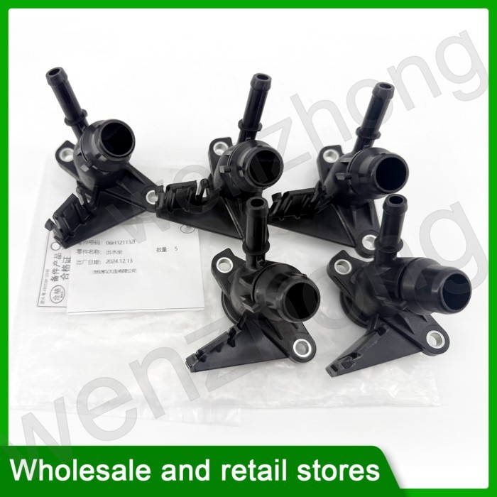 Engine Coolant Hose Flange Pipe Connector Fit 06H121132F for A4 A5 A6 S4 S6 Q5 2.0T 06H 121 132F 06