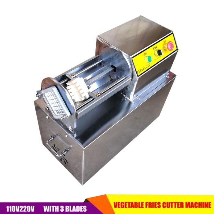 220V 110V Powerful Electric French Fry Cutter - Efficient and Easy to Use Potato Carrot Cucumber Cu