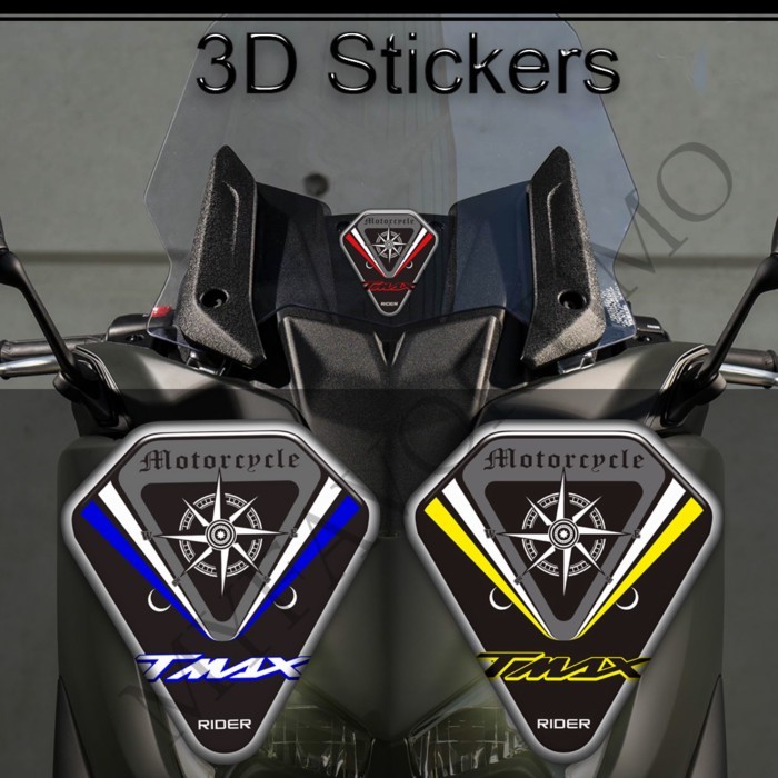 Motorcycle For Yamaha TMAX 400 500 530 560 750 Scooters Bike Tand Pad Trunk Luggage Windshield Logo