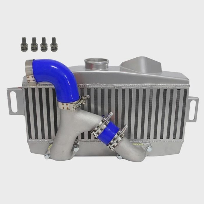 Intercooler &Y Pipe &Clamps &Screws Top Mount Bar&Plate Fits for Subaru Impreza WRX STI EJ257 EJ255