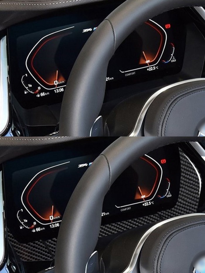 For BMW Z4 G29 2019 2020 2121 2022 Carbon Fiber Interior Car Dashboard Speedometer Panel Sticker Fr