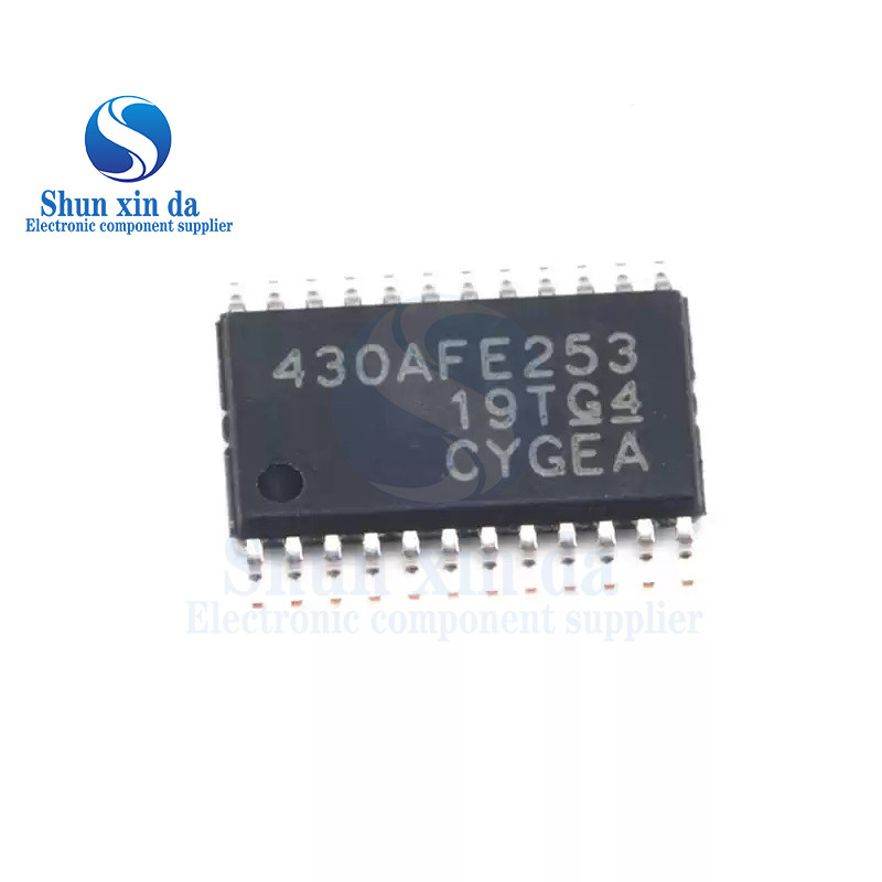 MSP430AFE253IPWR MSP430AFE253 430AFE253 TSSOP-24 ไมโครคอนโทรลเลอร์ 16 บิต - MCU 16B MCU SMD IC