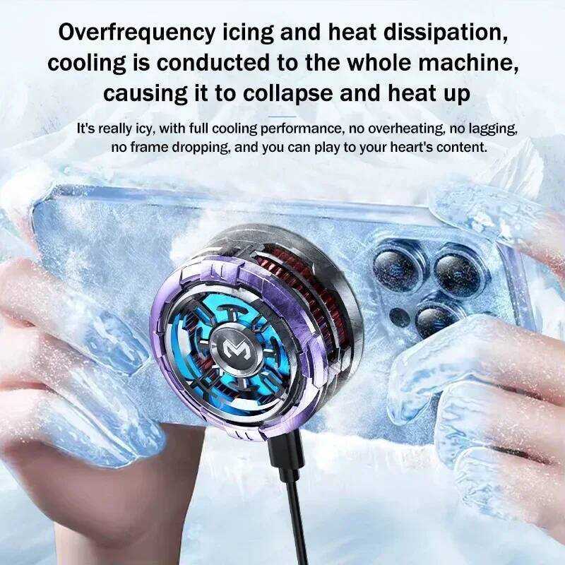 ▥ MEMO Cx08 Pro Mobile ICE Semiconductor Magnetic Frozen PUBG Game Cooler For IOS Universal Pho