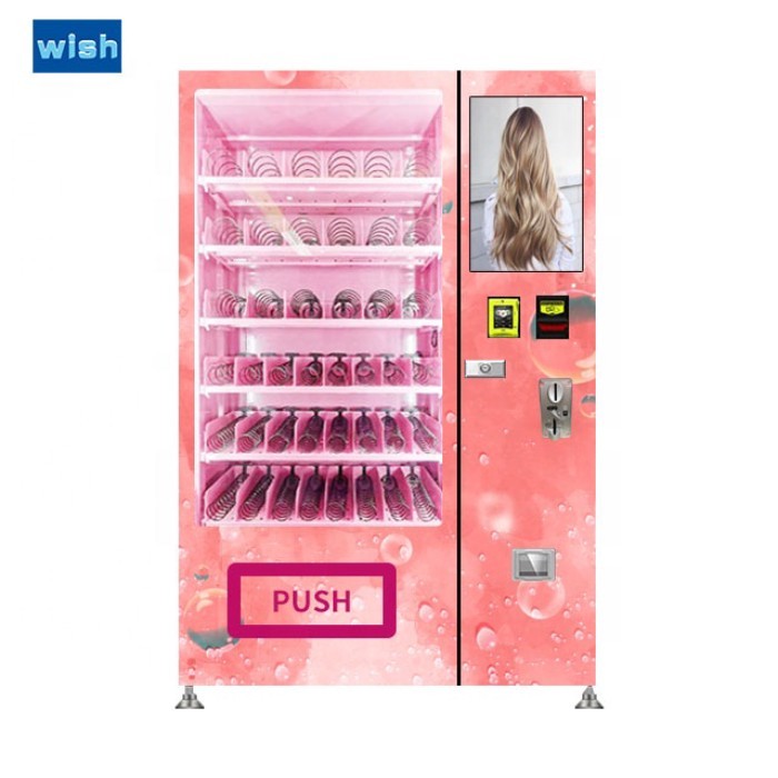 Factory Price Eyelash Vending Machine Mascara Combo Vending Machine Big Capacity With Card Reader