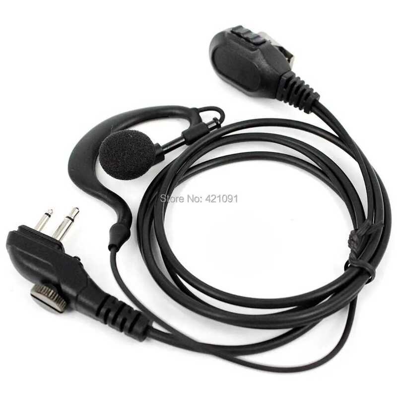 ▥ หูฟังปตท. ชุดหูฟังไมโครโฟนสําหรับ HYT Hytera Tc-500 Tc-518 Tc-580 Tc-446S Tc-600 Tc-610 Tc-62