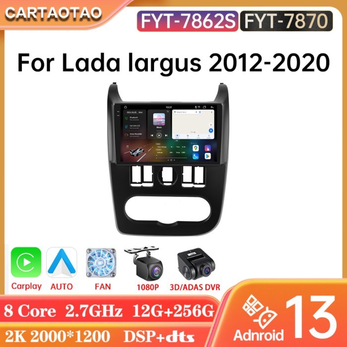 7870 7862S Android 13 For LADA largus 2012-2020 Car Radio Carplay DSP GPS Multimedia Video Player 1