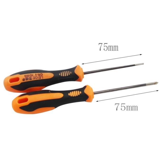 Screwdriver CR-V Alloy Phillips /Sloted Screw Drive Extra Long Screwdriver Repair Hand Tools PH0X75