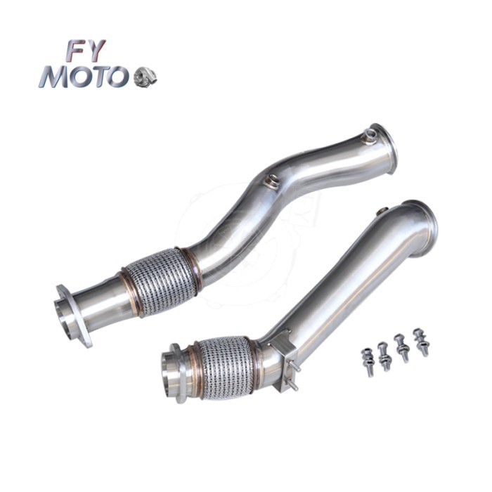 For BMW X3M X4M F97 F98 3.0T S58 Exhaust Downpipe 2019+ New Design