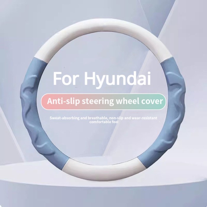 Car steering wheel cover is applicable to modern Genesis Coupe G80 G70 G90 GV70 GV80 BH car logo Cu