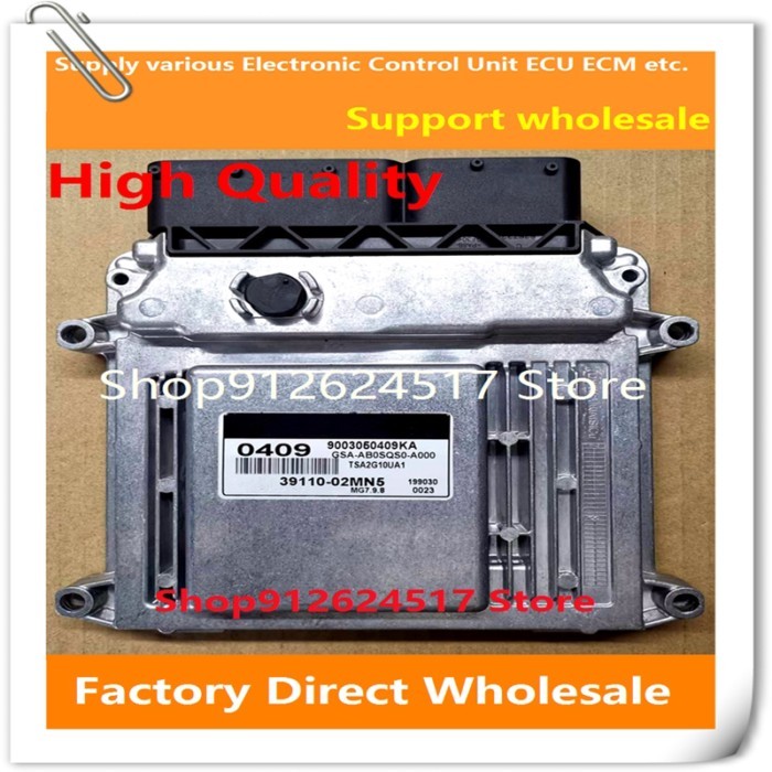 39122-2B051 39G MG7.9.8 ECU 39123-2B580 0337 Engine Computer Board 39110-02MN5 0409 Compatible For