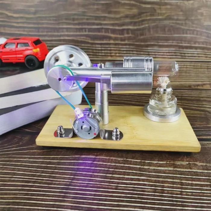 Stirling Engine External Combustion Steam Engine Model Generator High-power Engine Science Experime