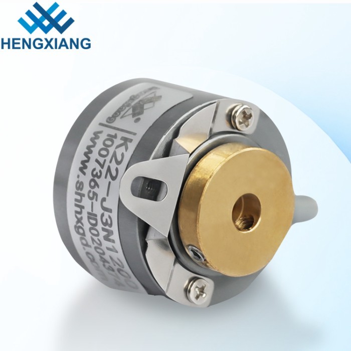 K22 space saver mini rotary encoder Hollow shaft encoder 1024ppr instrument encoder Blind hole