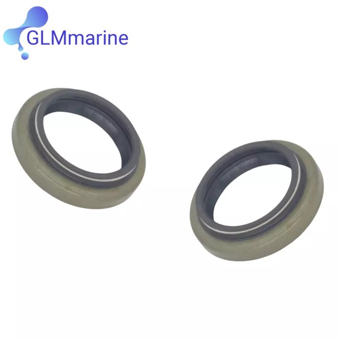 2Pcs Oil Seal 3853474 for OMC Stern Drive 3.0L 4.3L 5.0L 5.7L 5.8L 7.4L V6 V8 Engine Replacement 85