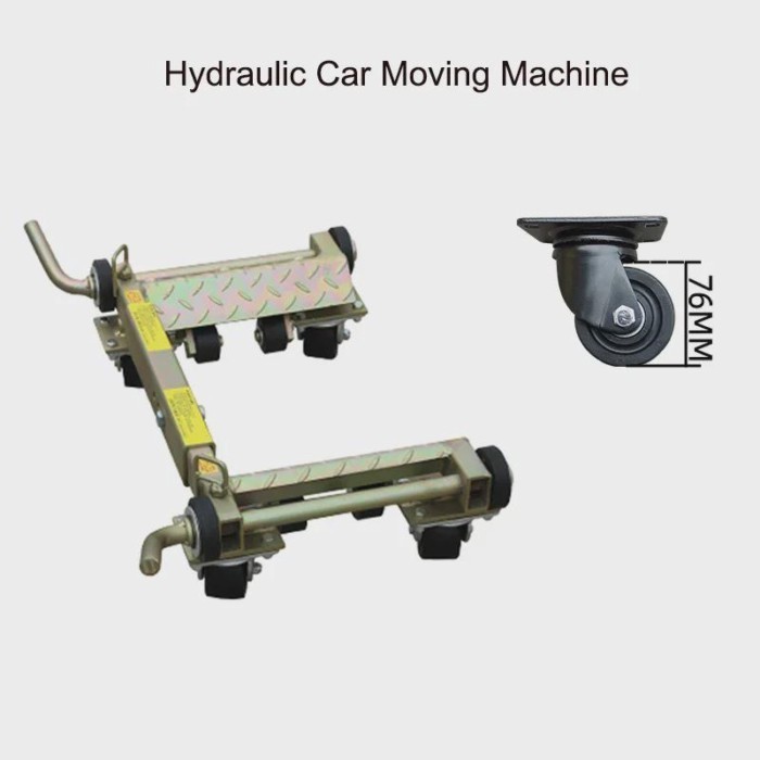 3T Hydraulic Car Moving Machine Car   Moving Vehicle Workshop Repair Trailer  Moving Frame