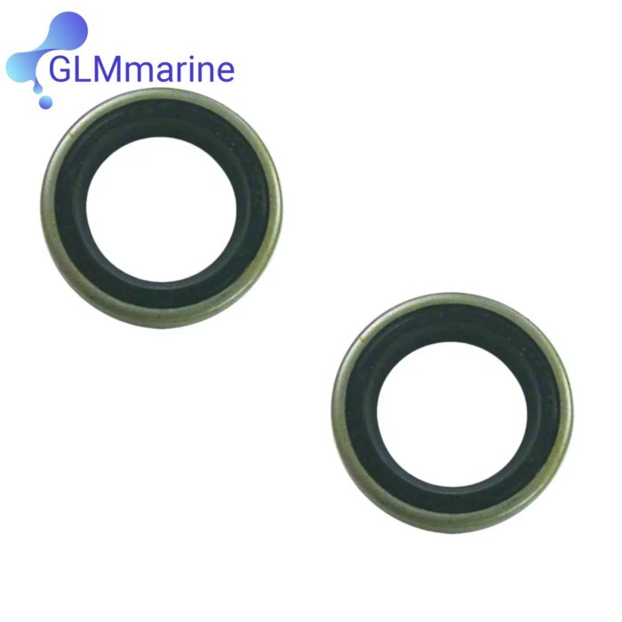 2Pcs Oil Seal 26-94038 for Mercruiser Stern Drive 100 110 115 120 135 140 150 HP Engine 9-76103 26-