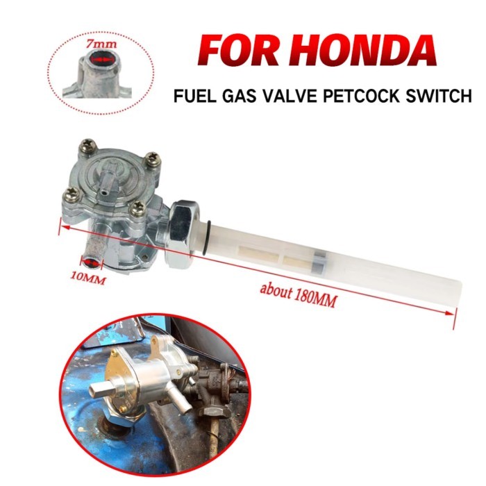 For HONDA CB600 CB599 Hornet 600 CB500 CB500S CB250 Hornet Motorcycle Parts Tank Gas Fuel Valve Oil