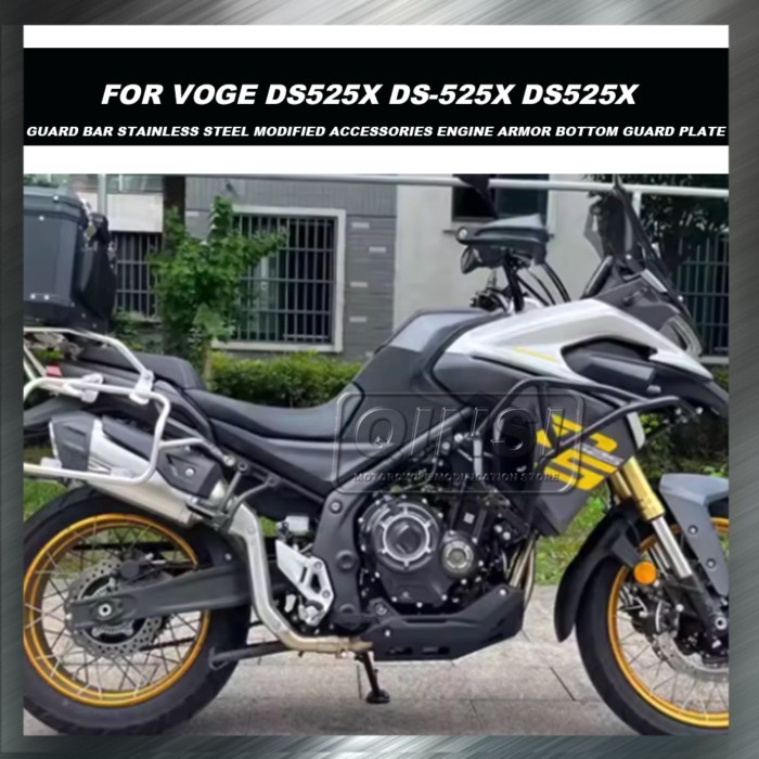 Motorcycle Guard Bar Stainless Steel Modified Accessories Engine Armor Bottom Guard Plate FOR VOGE