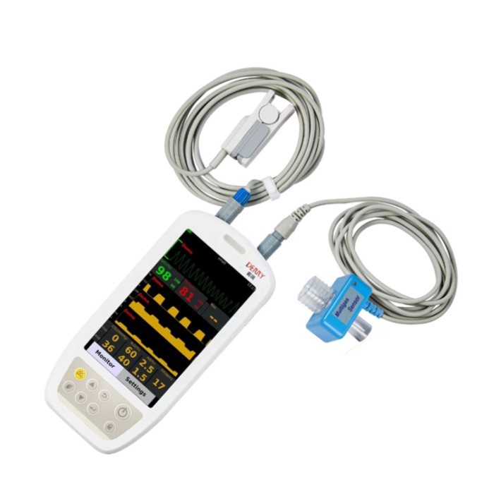 Factory Portable Handheld Vet   Pulse Oximeters Veterinary Vitales ETCO2  for Animal Hospital