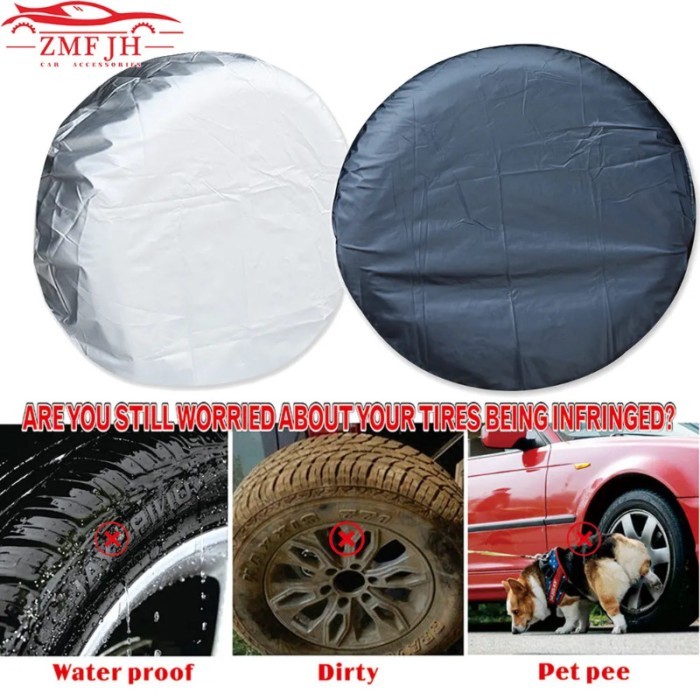 1PCS 27-29 inch 29-32 inch Waterproof Car Wheel Cover Tire Covers Sun Protector For RV Auto Car Cam