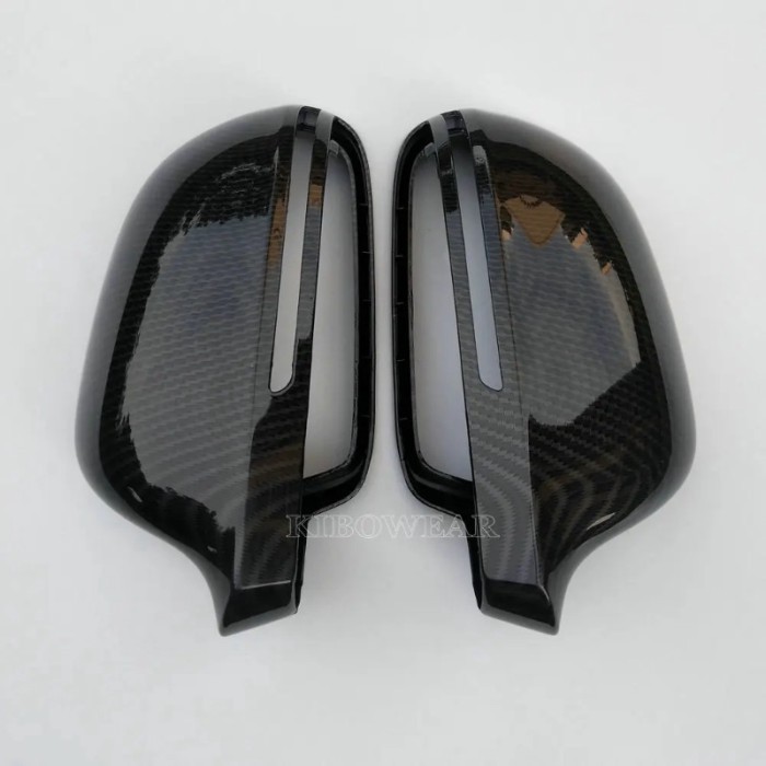 Side Mirror Covers Cap for Audi A6 C6 4F A4 A5 B8 8K Q3 (Carbon Look) SQ3 A8 D3 S4 S5 S6 S8 2008 20