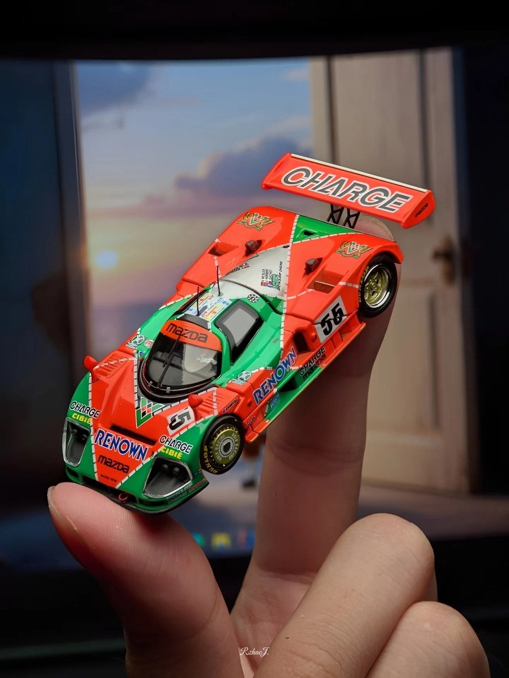 MOTOR HELIX MH 1:64 787B No. โมเดลรถอัลลอยแชมป์ 55