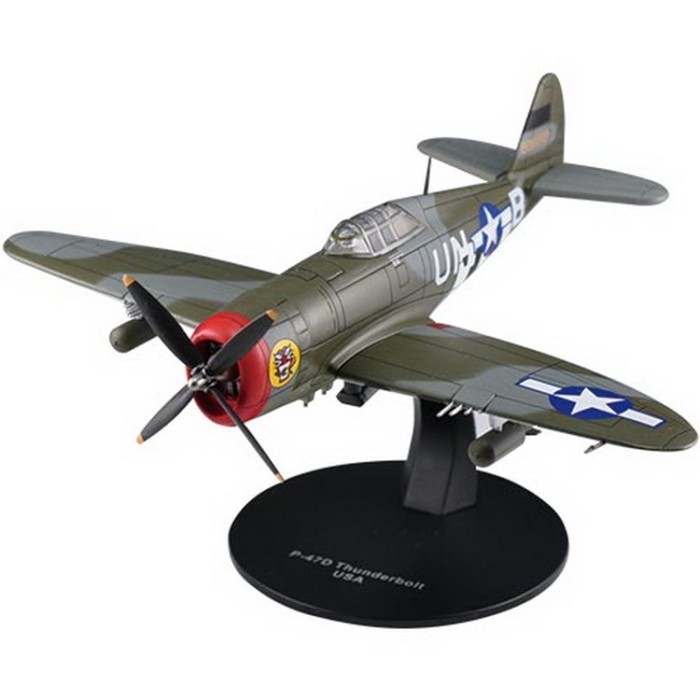 DeAGOSTINI Masterpiece Aircraft 1/72 No.39 American P47 Fighter สําเร็จรูปโลหะผสมรุ่นยี่ห้อใหม่พร้อม