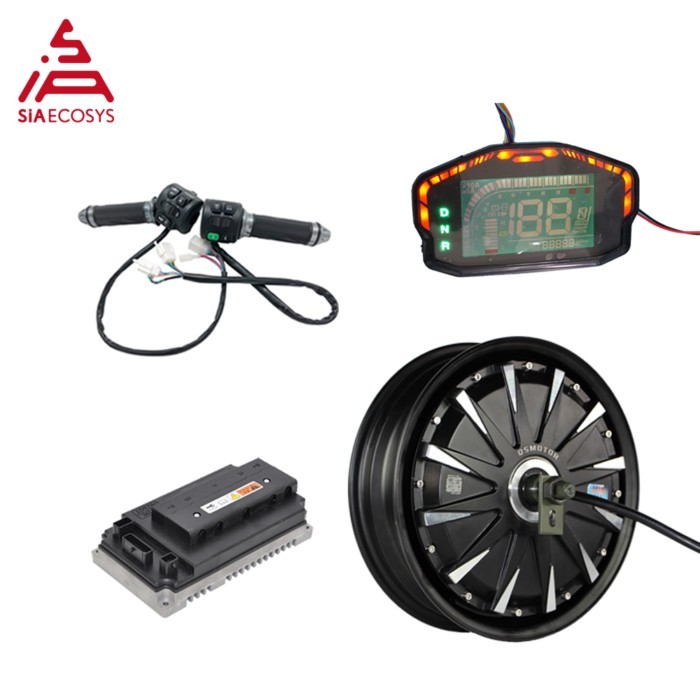 QS MOTOR 12inch 3000W 72V 70kph Hub Motor with EM72100SP Controller and Kits for Electric Scooter