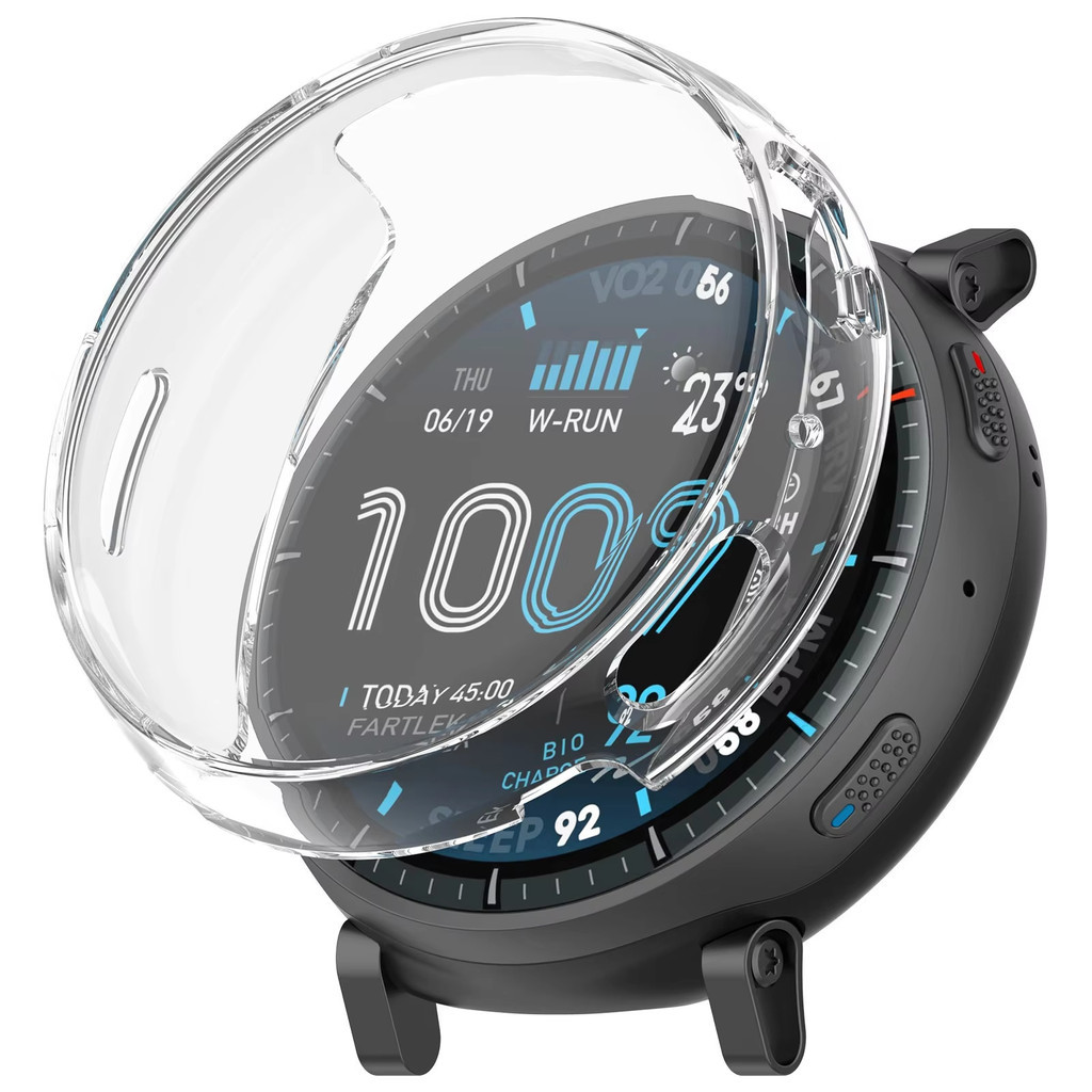 สายซิลิโคน + TPU สําหรับ Amazfit Active Max สมาร์ทวอท์ชสําหรับ amazfit active max สายรัดข้อมือเปลี่ยนสร้อยข้อมือฝาครอบ - รูปที่ 6