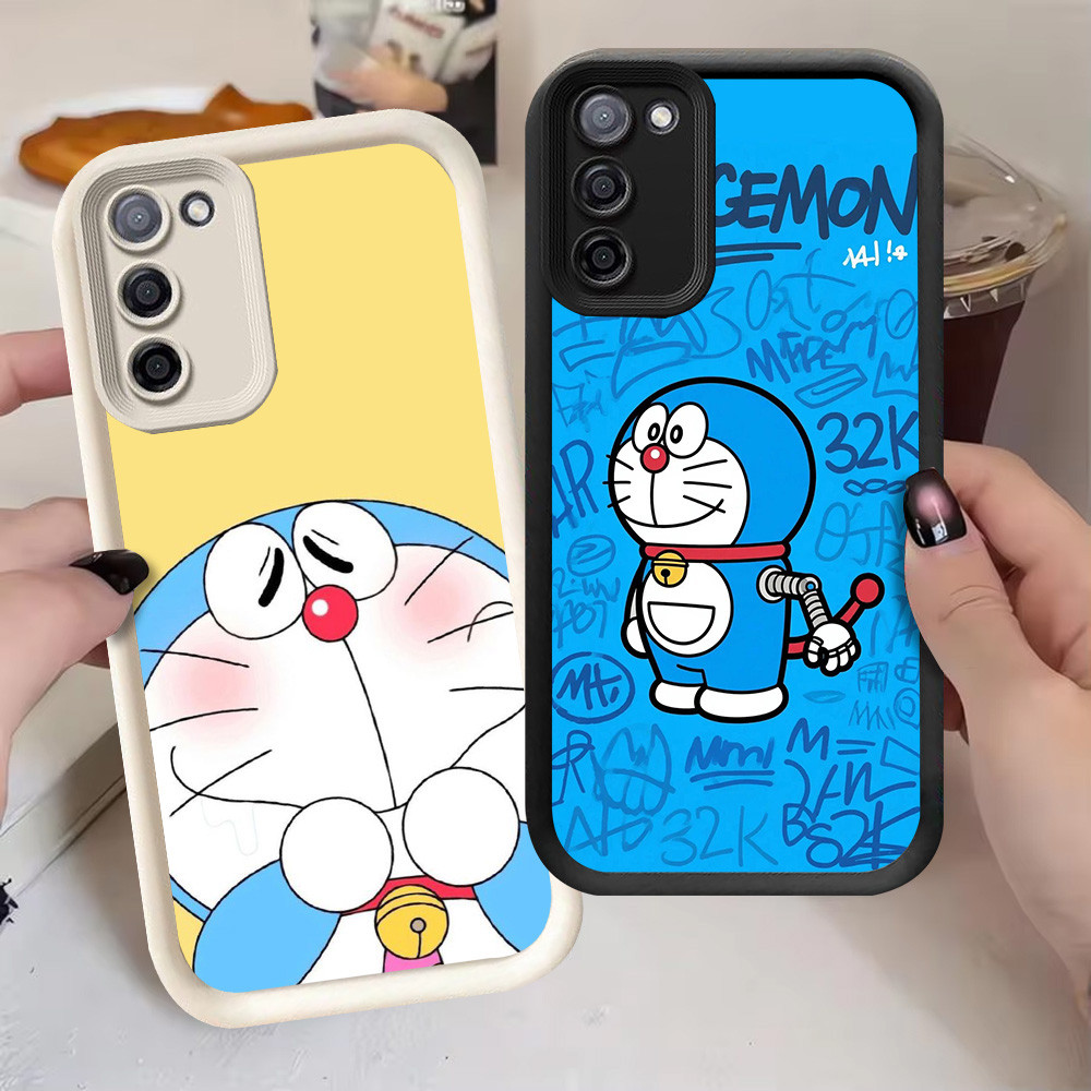 G-27 Doraemon Casing สําหรับ Xiaomi Redmi 15C 15 5G สีดําและสีขาว
