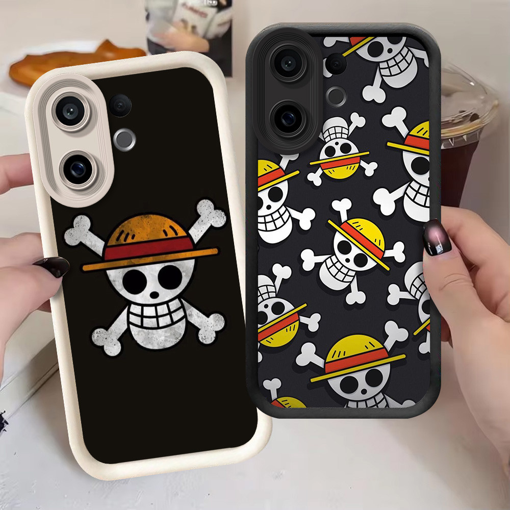 G-60 Logo One Piece Casing สําหรับ VIVO T1 V60 Lite 5G สีดําและสีขาว