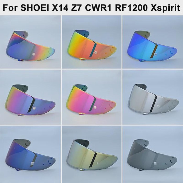 Motorcycle Helmet Lens Anti-UV PC Visor Lens Model Case for SHOEI X14 X-14 Z7 Z-7 X-Spirit 3 Full F