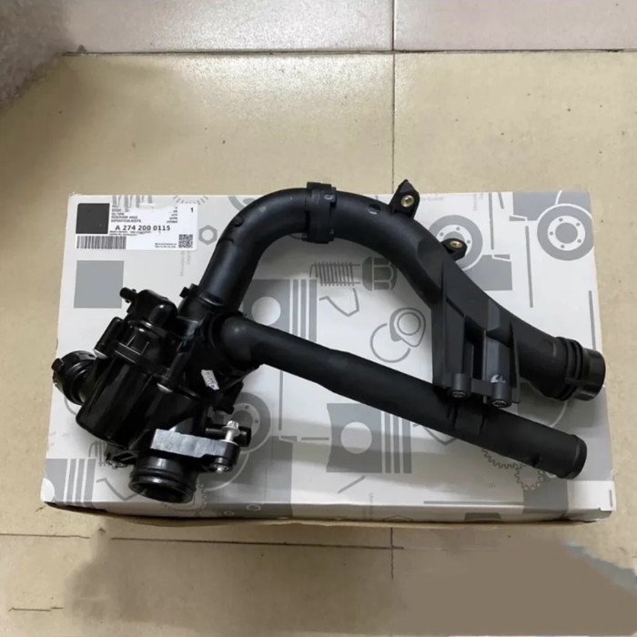 New For Benz M274 Engine Coolant Thermostat W205 C180 C200 W213 E200 E250 E300 W253 GLC250 GLC300 O