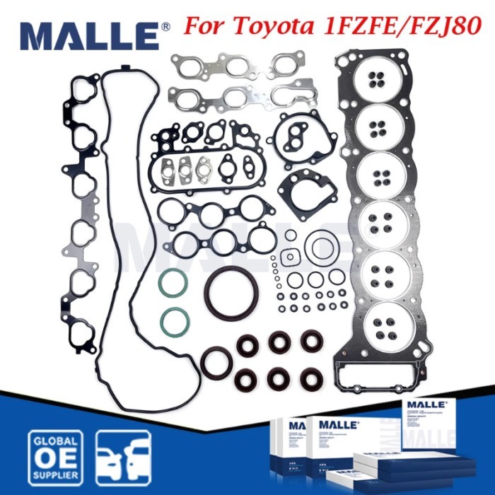 1FZ-FE Engine Overhaul Rebuilding Gasket Kit For Toyota Land Cruiser FZJ80 FZJ75 4.5L 1FZFE Auto Ca