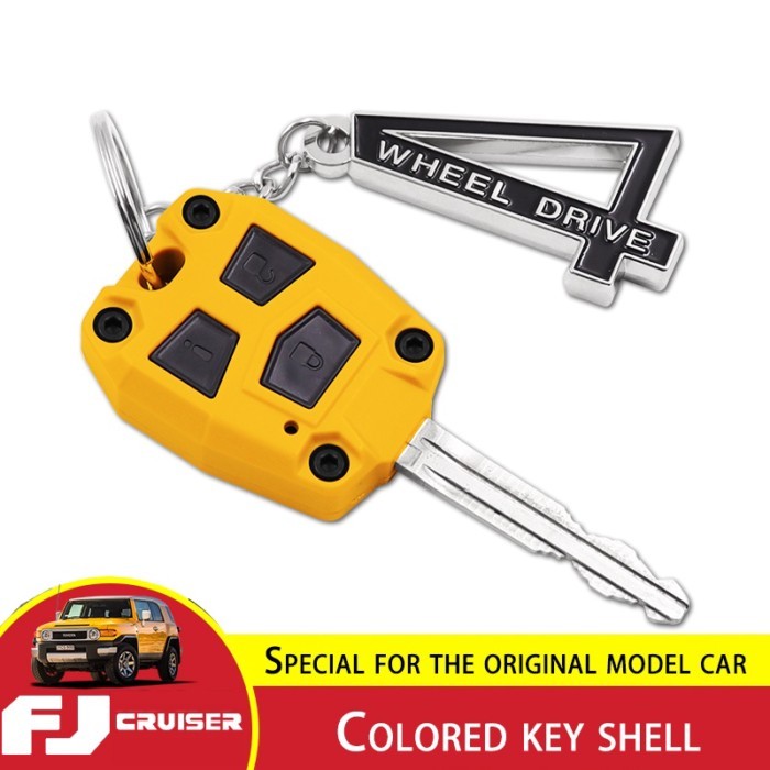 For Toyota FJ Cruiser Car Key Modification Shell Personalized Colored Key Shell  FJ Cruiser Key Cas