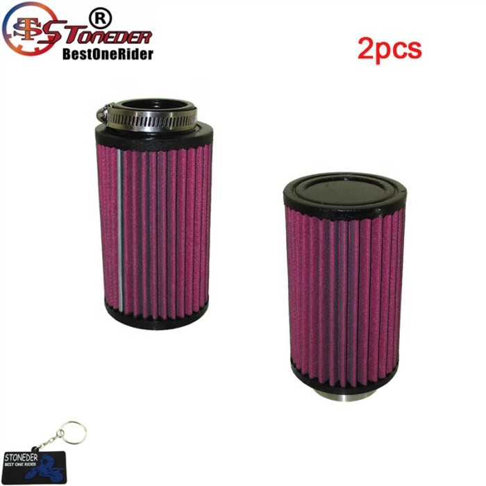 STONEDER 43mm Air Filters For Yamaha Banshee 350 All Years YFZ 350 ATV 26mm Stock Carbs