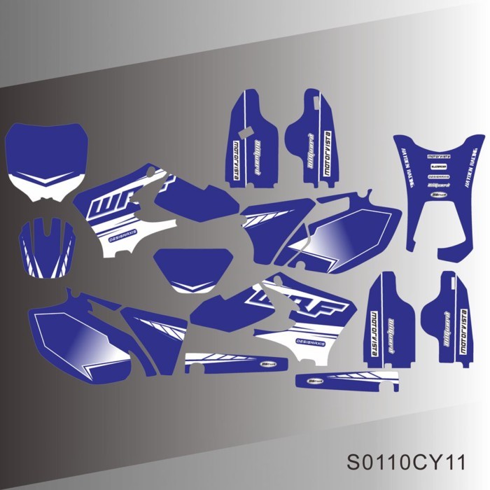 For YAMAHA WR 250F WR 450F WR250F  WR450F WRF 250 450 2005 2006 Full Graphics Decals Stickers Motor