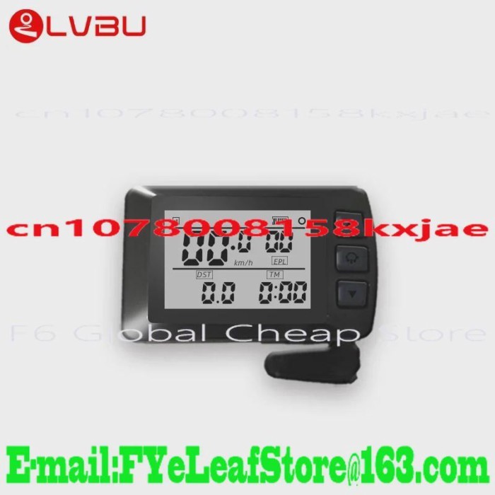 LvBu New Wireless Bicycle Control Computer DW03T BTC02 LCD Display With Lithium-ion Battery Include