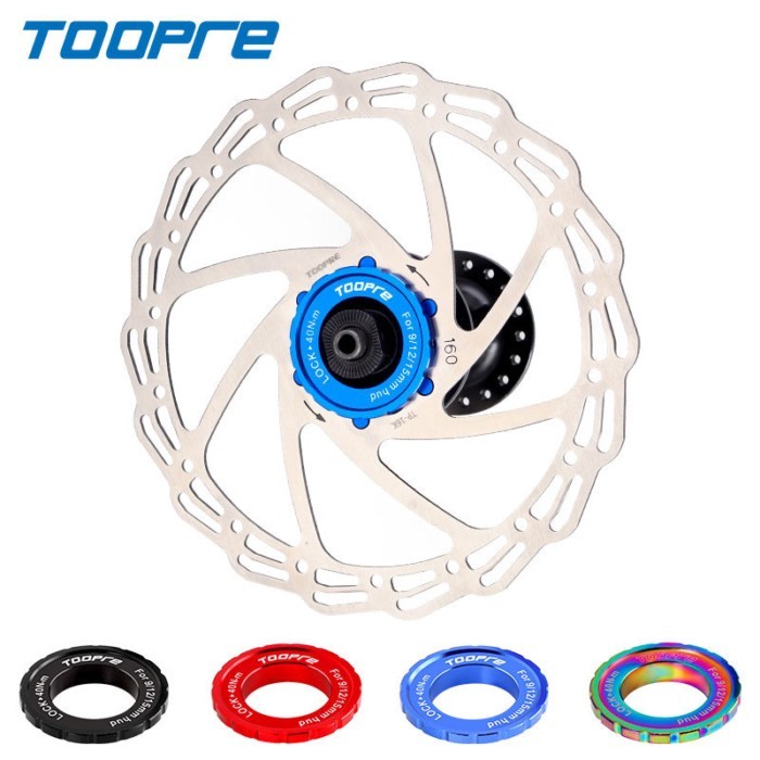 TOOPRE Center Lock Disc To Six Spike Aluminum Alloy Disc Adapter Center Lock Hubs To Six Spike Scre